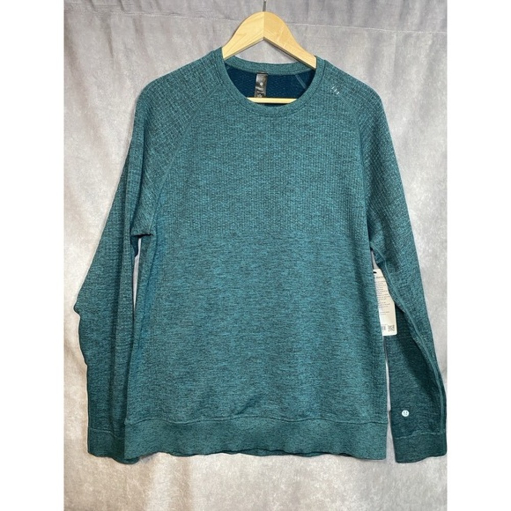 Lululemon Engineered Warmth Sweatshirt Mens Large LS Crew GRNJ Gym‎ Athletic NEW